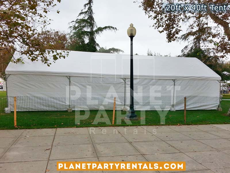 Party Tent for Large events - 20x40 Tent  on grass