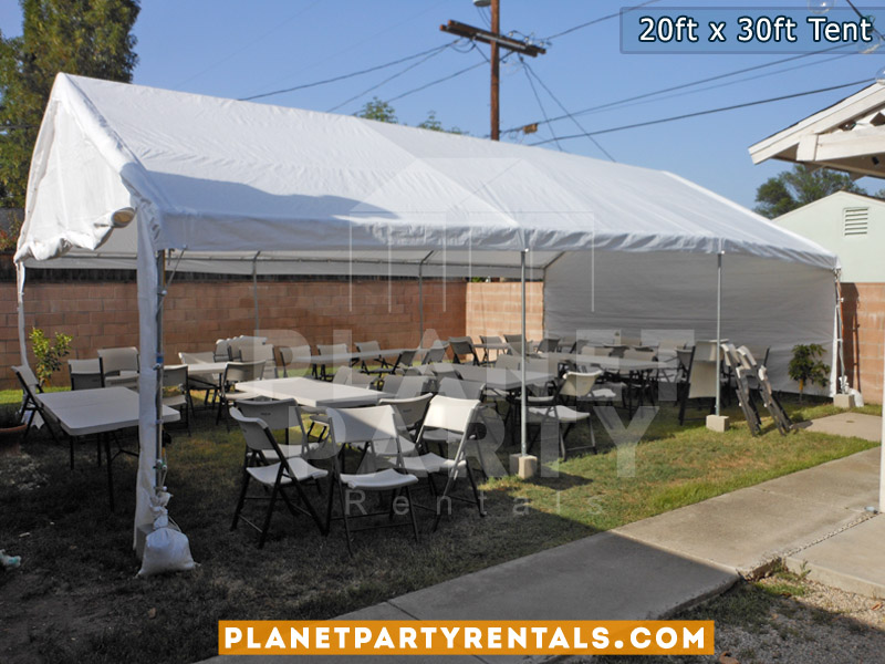 White Canopy/Tent for Renta - Tables Chairs - San Fernando Valley