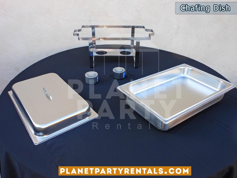 Chafing Dishes Heat Warming Plates Rentals 8QT Chafing Dishes with Fuel Lights for Rent